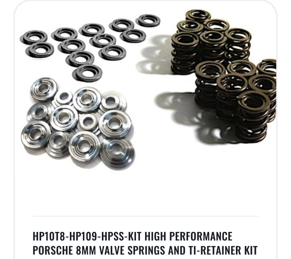 High Performance Porsche 8mm Valve Springs and Ti-retainer kit for 993 engines
